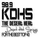 Kdhs 98 9 Fm The Desert Heat logo