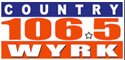 Country 106 5 Wyrk Radio Todays Country logo