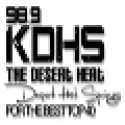 Kdhs 98 9fm The Desert Heat logo
