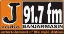 J Radio 91 7 Fm Entertainment Life Style Banjarm logo