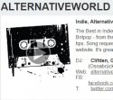 Alternativeworld Fm Alternative Indie Britpop logo