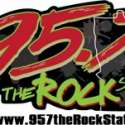 95 7 The Rock Station logo