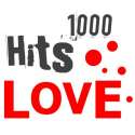 1000 HITS Love logo