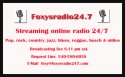 Foxysradio24.7 logo