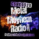 CSNX 9520: Metal Meyhem Radio logo