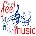 Can you feel the music logo