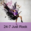 24-7 Just Rock logo