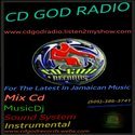 Cd God Radio. Live logo