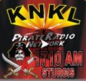 KNKL Pirate Radio Sturgis logo