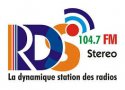 Radio D's FM 104.7MHz logo