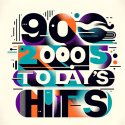 90 s, 2000 s and Today s Hits logo